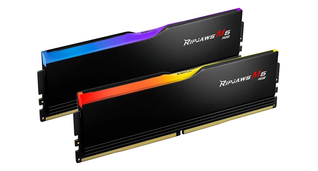 メモリー G.SKILL Ripjaws M5 DDR5 6000MHz 16GBx2 G.Skill Ripjaws M5 RGB memory module 48 GB 2 x 24 GB DDR5 at